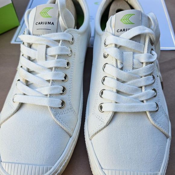 CARIUMA off white canvas sneakers, Size 11 Women, 9.5 Men OCA Low, NEW Unisex - Picture 5 of 8